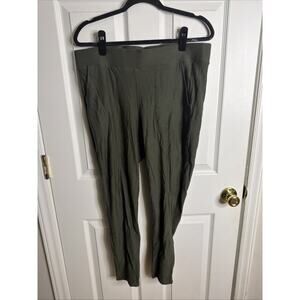Torrid Olive Green Jogger Pants Size 2 (2X) Pull On Stretch Women’s
